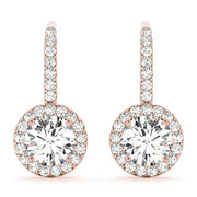 Halo Diamond Earring