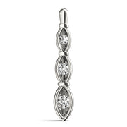 Three Stone Diamond Pendant