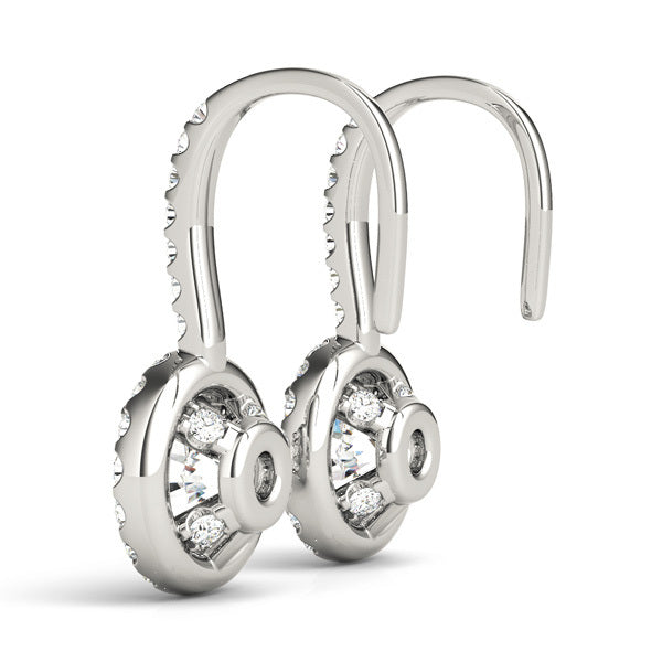 Halo Diamond Earring