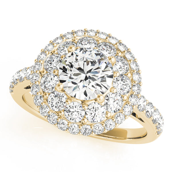 Halo Diamond Engagement Ring