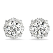 Halo Diamond Earring