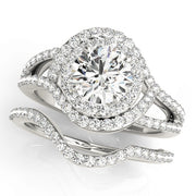 Halo Diamond Engagement Ring