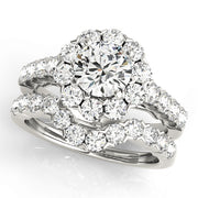 Halo Diamond Engagement Ring