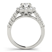 Halo Diamond Engagement Ring