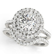 Halo Diamond Engagement Ring