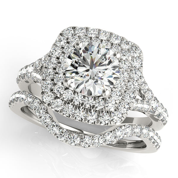 Halo Diamond Engagement Ring