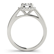 Halo Diamond Engagement Ring