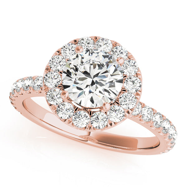 Halo Diamond Engagement Ring