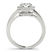 Halo Diamond Engagement Ring