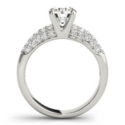 Pave Diamond Engagement Ring