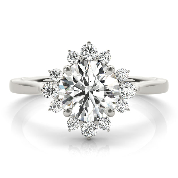 ENGAGEMENT RING FOR ROUND CENTER