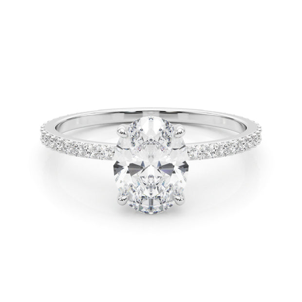 Halo Diamond Engagement Ring