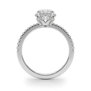 Halo Diamond Engagement Ring