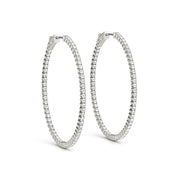 1.5 INCH 4 PRONG OVAL HOOP Complete per pair.