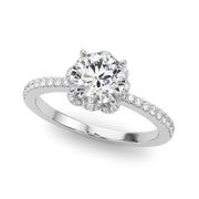 Halo Diamond Engagement Ring