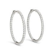 1.2 INCH 4 PRONG ROUND HOOP Complete per 1/2 pair.