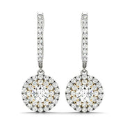 Halo Diamond Earring