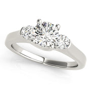 Three Stone Diamond Engagement Ring