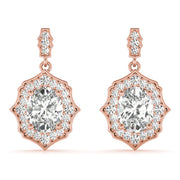 Halo Diamond Earring