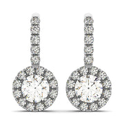 Halo Diamond Earring