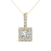 Halo Diamond Pendant