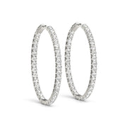 1.2 INCH 4 PRONG OVAL HOOP Complete per pair.