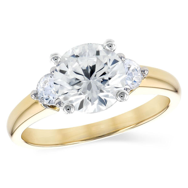 14KT Gold Semi-Mount Engagement Ring