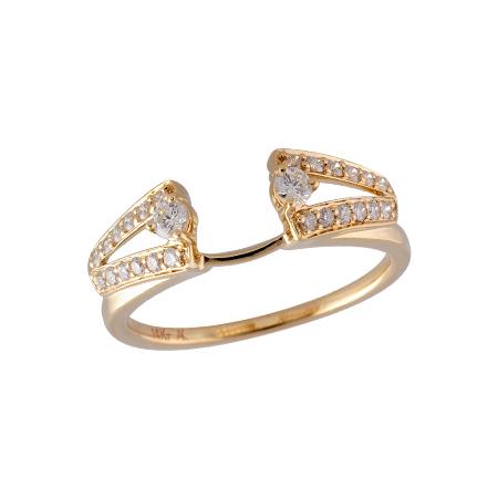 14KT Gold Ladies Wrap/Guard