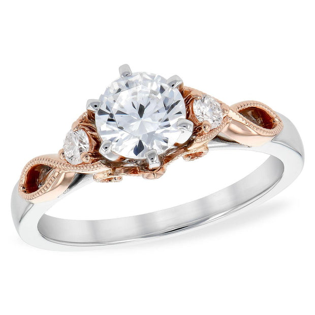 14KT Gold Semi-Mount Engagement Ring