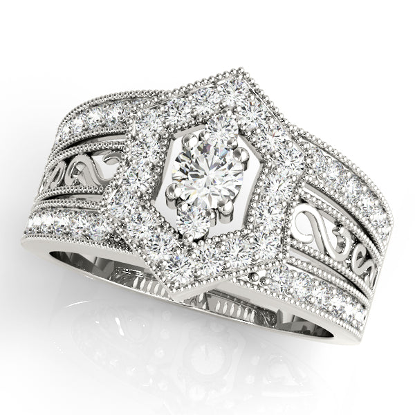 Simon G 18k White Gold Diamond Fashion Ring | Dondero's Jewelry | Vineland,  NJ